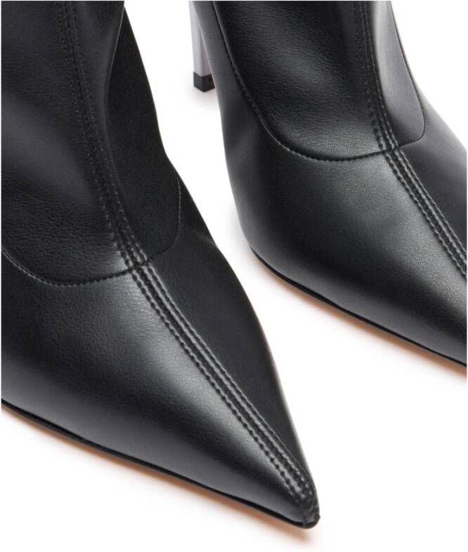 Casadei Zwarte Blade Kniehoge Laarzen Black Dames