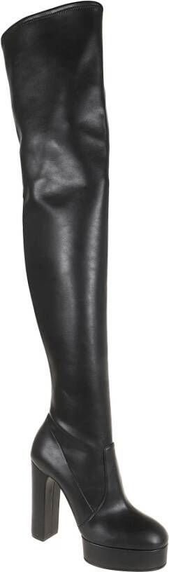 Casadei Zwarte Enkellaarsjes Betty Aw24 Black Dames