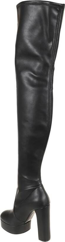 Casadei Zwarte Enkellaarsjes Betty Aw24 Black Dames