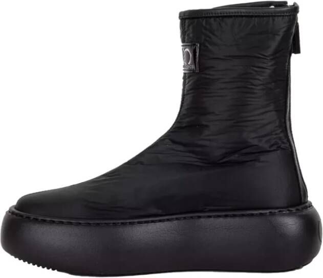 Casadei Zwarte enkellaarsjes Black Dames