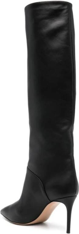 Casadei Zwarte Hoge Laarzen Julia Jolly Stijl Black Dames