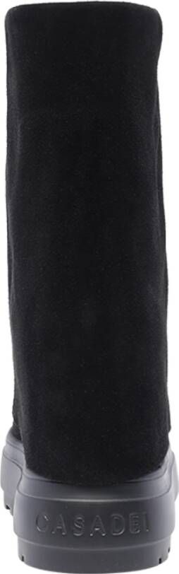 Casadei Zwarte Laarzen Black Dames