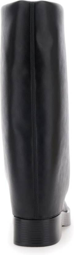 Casadei Zwarte Laagjes Mid-Calf Laarzen Black Dames