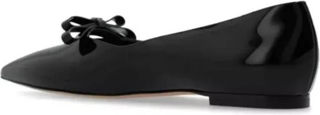 Casadei Zwarte lakballerina's Black Dames