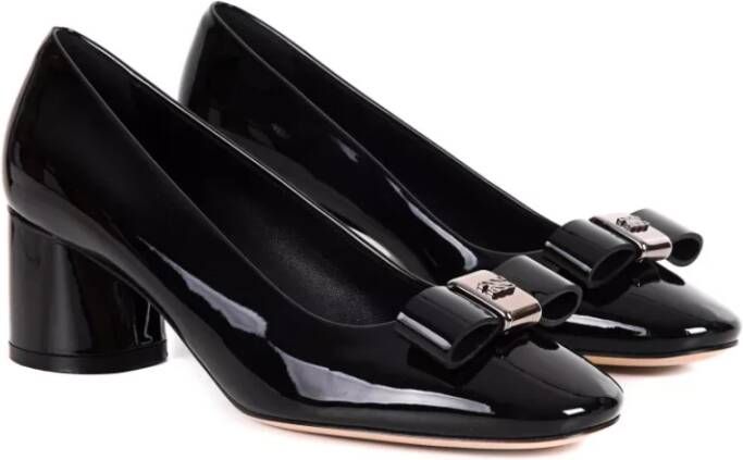 Casadei Zwarte lakpumps Black Dames