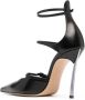 Casadei Zwarte Leren Blade Hak Pumps Zwart Dames - Thumbnail 3