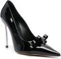 Casadei Zwarte Patent Stiletto Hak Instap Schoenen Black Dames - Thumbnail 3