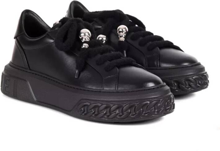 Casadei Zwarte Sneakers Black Dames