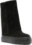 Casadei Boots Black Boots With Turn-Up With Platform In Suede in zwart - Thumbnail 7