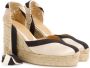 Castañer Ontworpen door Casilda se casa. Carmen satijnen espadrilles met 11 cm sleehak en dubbele platform. Multicolor Dames - Thumbnail 2