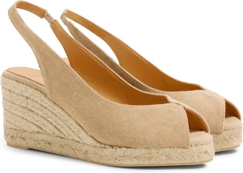 Castañer Barbara 6 002 7 cm Sleehakken Beige Dames