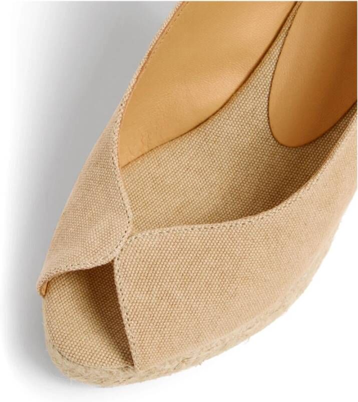 Castañer Barbara 6 002 7 cm Sleehakken Beige Dames