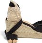 Castañer Zwarte Espadrille Sneakers met Enkelveters Black Dames - Thumbnail 4