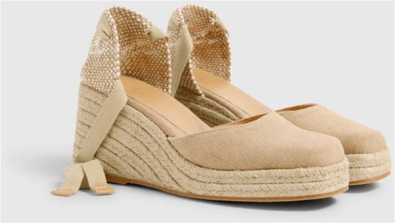 Castañer Alpargatas Bloque Tina 002 Beige Dames