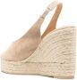 Castañer Beige Canvas Sleehakken Beige Dames - Thumbnail 4