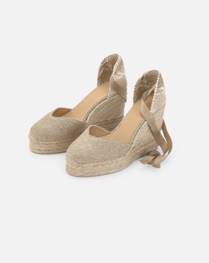 Castañer Beige Espadrille Sandalen Beige Dames