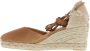 Castañer Beige Sleehak Espadrilles Enkelband Beige Dames - Thumbnail 3