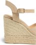 Castañer Cappuccino Canvas Sleehakken Verhoog Je Stijl Beige Dames - Thumbnail 3