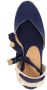 Castañer Blauwe Canvas Oxford Sleehak Sandalen Blue Dames - Thumbnail 4