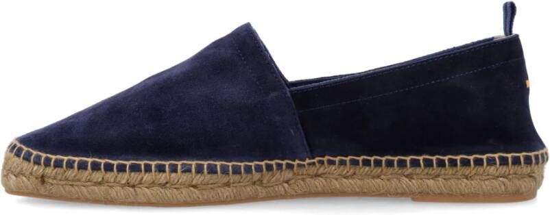 Castañer Blauwe Suède Instap Espadrilles Schoenen Blue Heren