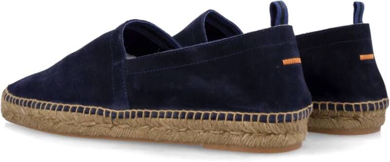 Castañer Blauwe Suède Instap Espadrilles Schoenen Blue Heren