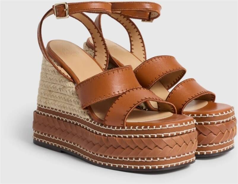 Castañer Blok Sandalen Brown Dames