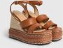 Castañer Blok Sandalen Brown Dames - Thumbnail 2