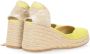 Castañer Canvas Espadrille Sleehak Sandaal Yellow Dames - Thumbnail 3