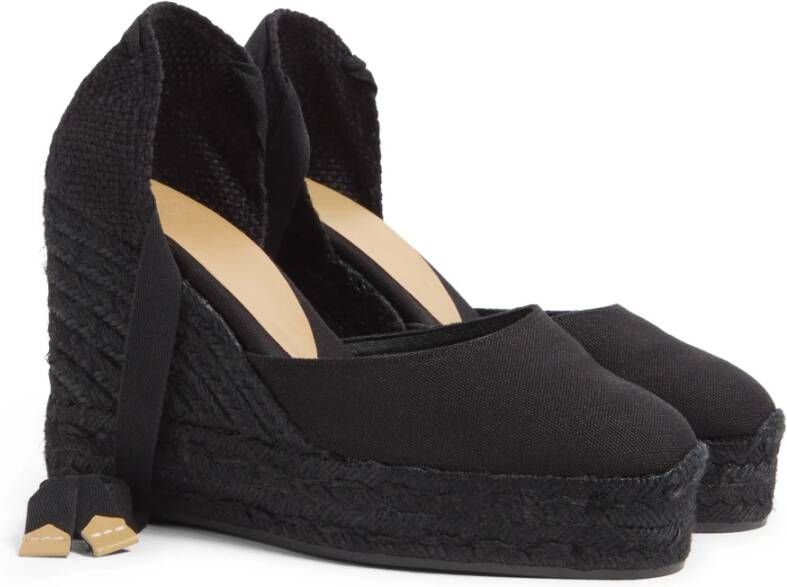 Castañer Carina C 8Ed 001 11 cm Wedges Black Dames