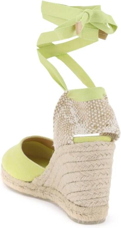 Castañer Carina Sleehak Espadrilles Yellow Dames