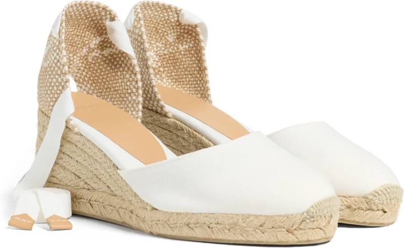 Castañer Carina 6 001 7 cm Wedges White Dames