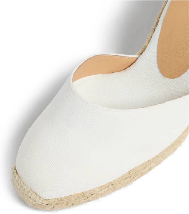 Castañer Carina 8 001 9 cm Wedges White Dames