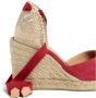 Castañer Carina 8 002 Sleehak Espadrilles Red Dames - Thumbnail 8