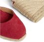 Castañer Carina 8 002 Sleehak Espadrilles Red Dames - Thumbnail 10