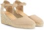 Castañer Hoge Wig Ivoor Espadrilles Sandalen Beige Dames - Thumbnail 3