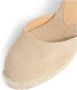 Castañer Hoge Wig Ivoor Espadrilles Sandalen Beige Dames - Thumbnail 11