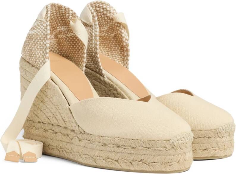 Castañer Chiara 8Ed 001 11 cm Wedges Beige Dames