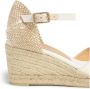 Castañer Chiarita 6 006 7 cm Wedges White Dames - Thumbnail 3