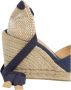 Castañer Denim Espadrilles van Biologisch Katoen Blue Dames - Thumbnail 3