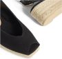 Castañer Espadrilles met Vierkante Neus en Verstelbare Band Black Dames - Thumbnail 6