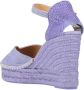 Castañer Lavendel Wedge Espadrilles met Cut-out Purple Dames - Thumbnail 4