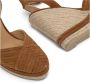 Castañer Espadrille MET 13 CM Wighak Brown Dames - Thumbnail 5