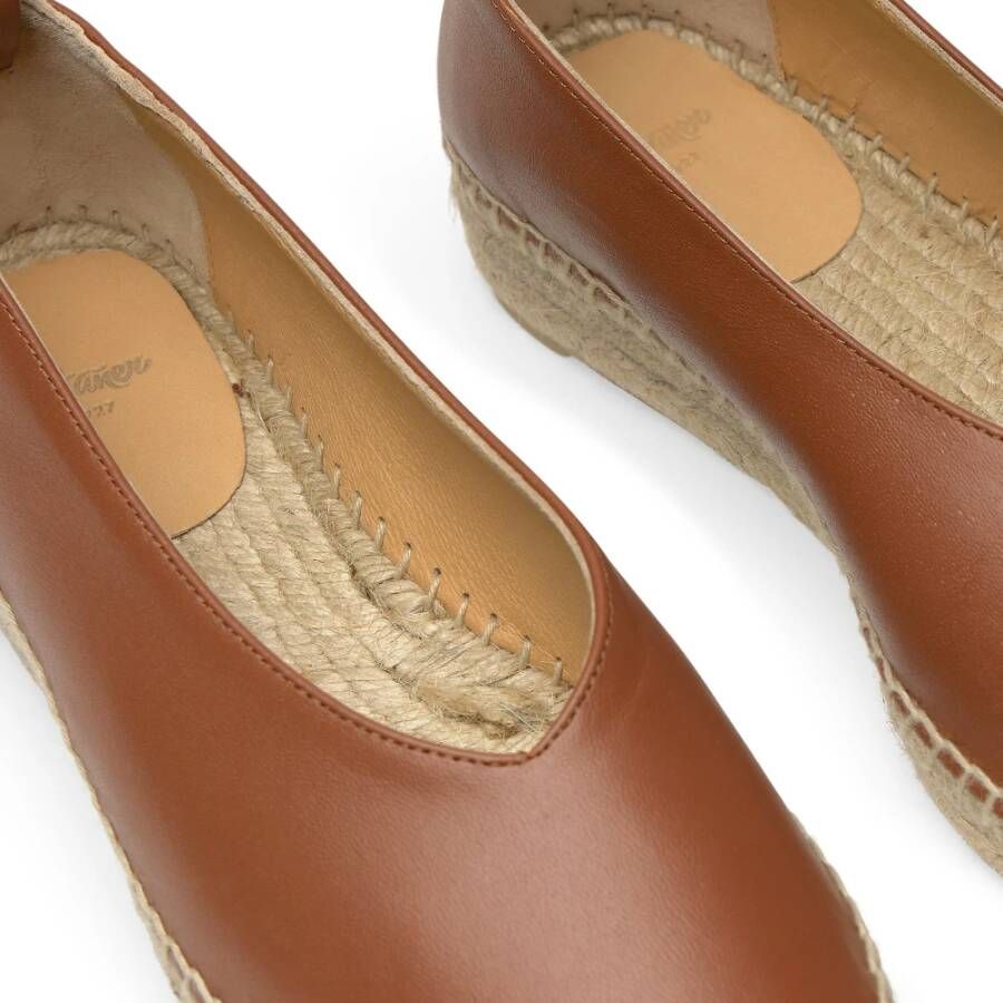 Castañer Espadrille MET 4 CM Wighak Brown Dames