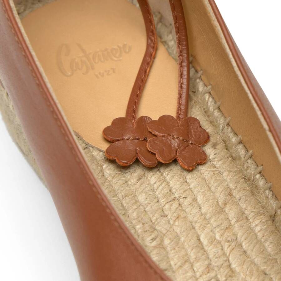 Castañer Espadrille MET 4 CM Wighak Brown Dames