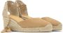 Castañer Cognac Wedge Espadrilles met Leren Bandjes Brown Dames - Thumbnail 2