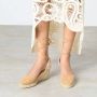 Castañer Cognac Wedge Espadrilles met Leren Bandjes Brown Dames - Thumbnail 4