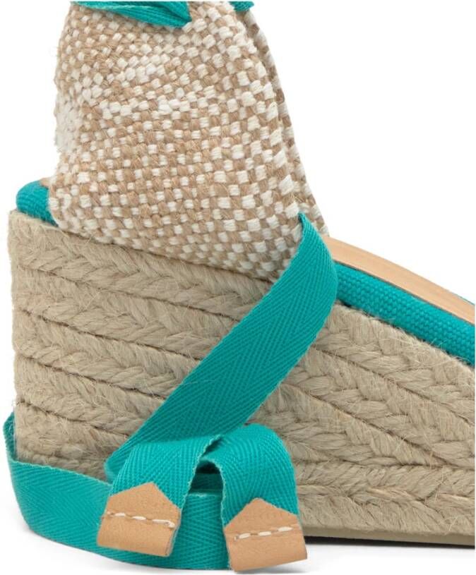 Castañer Espadrille MET 7 CM HAK Green Dames