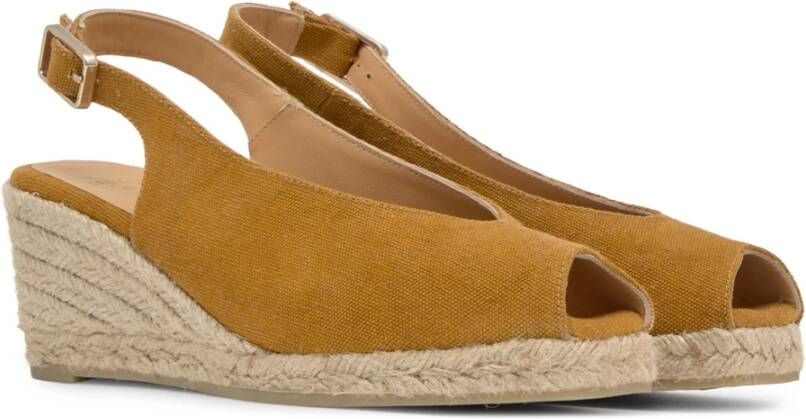 Castañer Espadrille MET 7 CM Wighak Yellow Dames