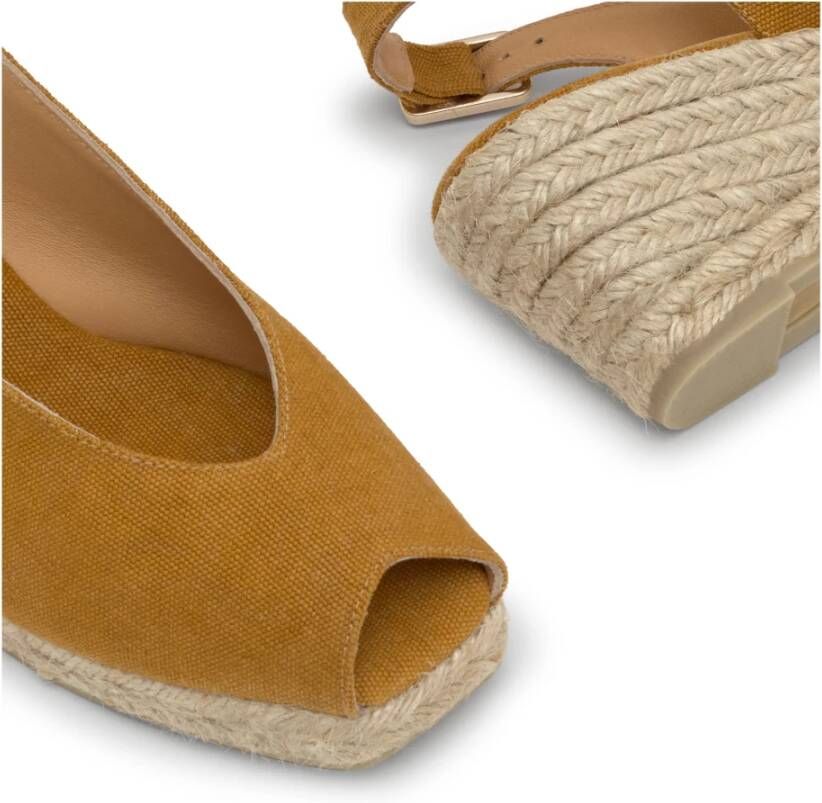 Castañer Espadrille MET 7 CM Wighak Yellow Dames