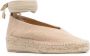 Castañer Gea Espadrilles Beige Katoen Enkelband Beige Dames - Thumbnail 2